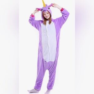 Adult Unicorn Pajamas Animal Costume Cosplay Onesie